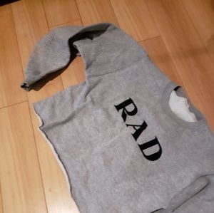 Crop grey sweatshirt